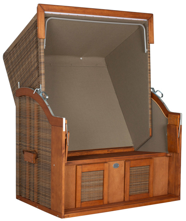 Strandkorb Tinnum Pinie PE griseum Dessin 574 Strandkorb Tinnum Pinie PE griseum Dessin 574